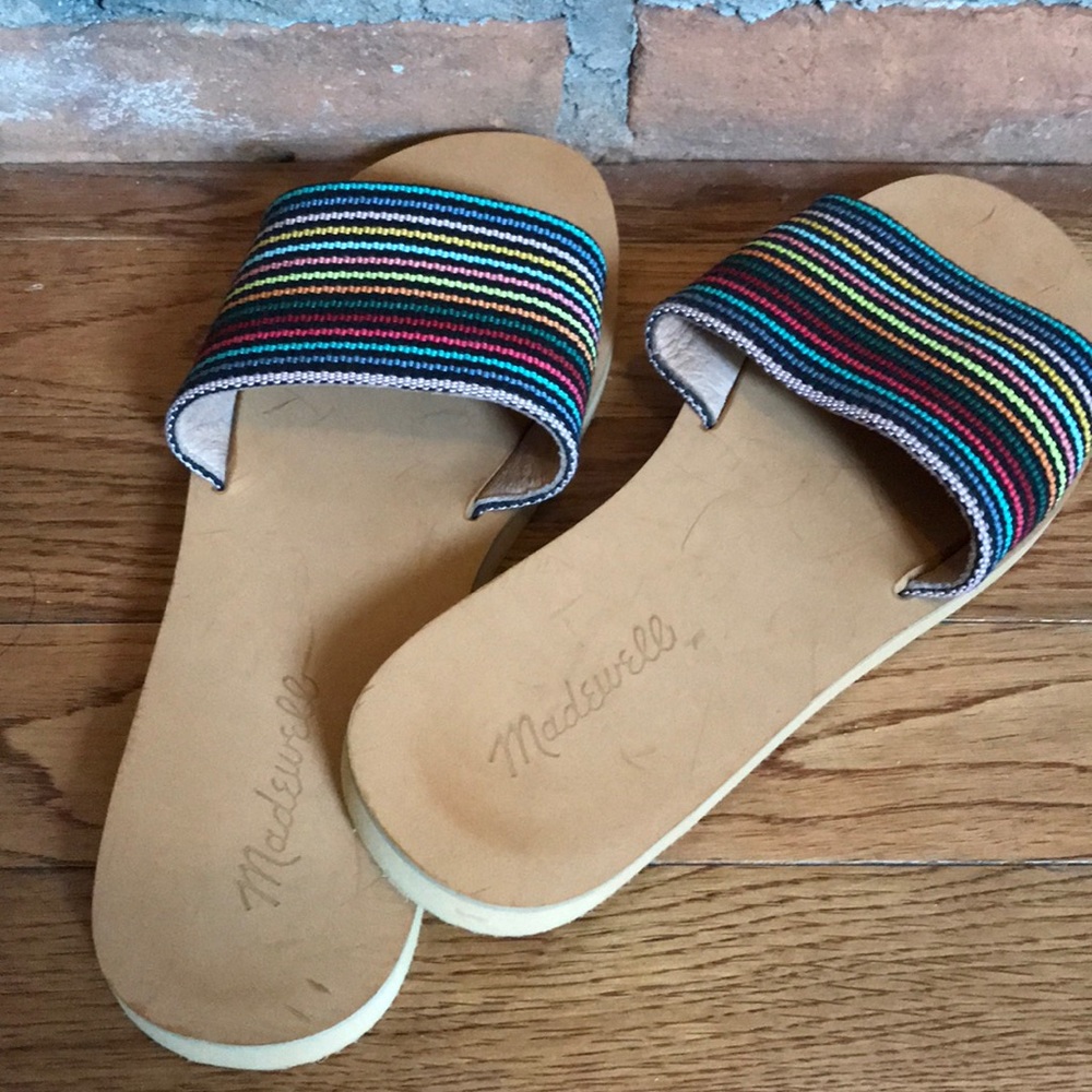 Madewell NWOT rainbow slide
